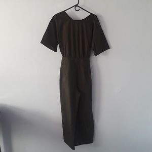 Zara dark green jumpsuit